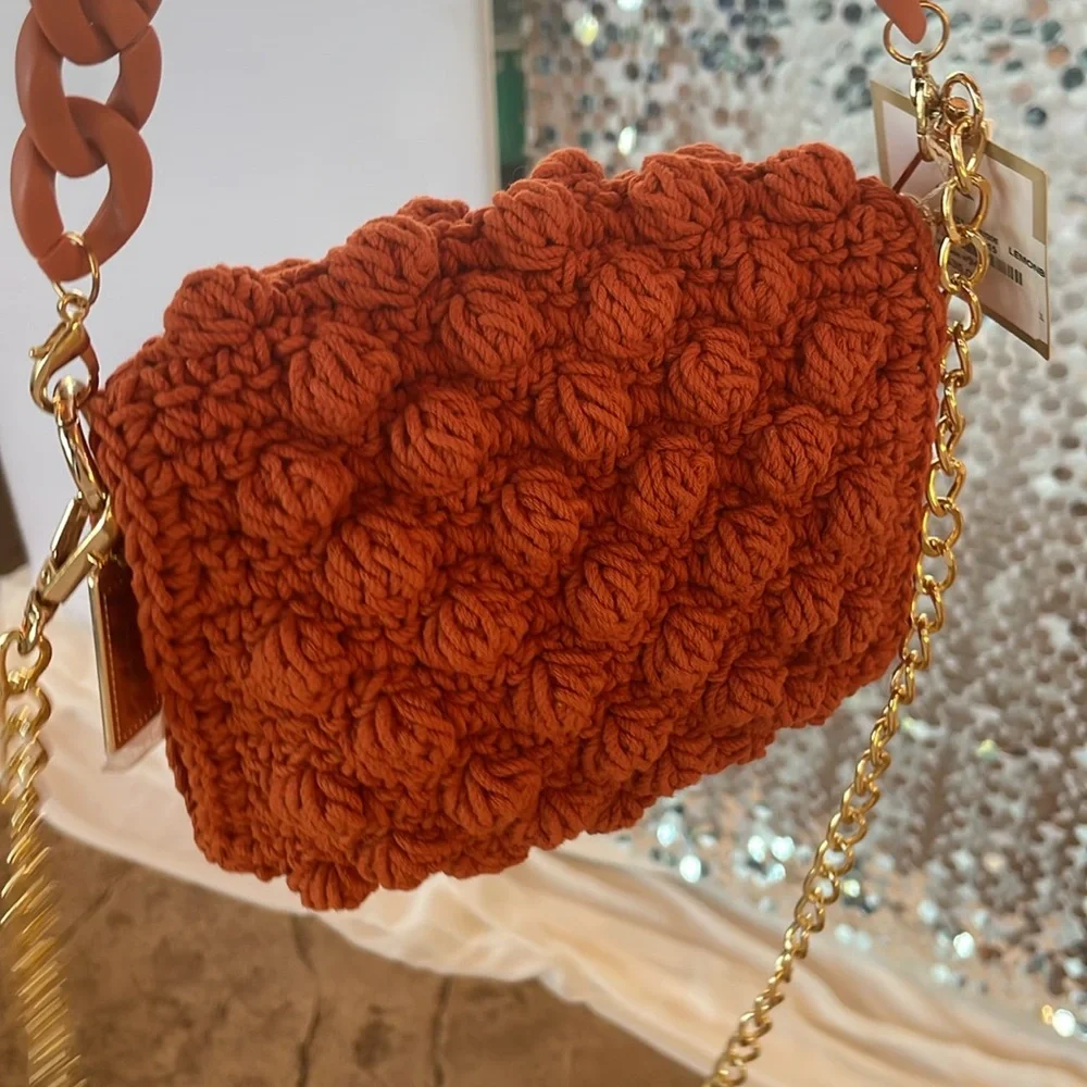Stylish Orange Sunglasses with‎ Gold Chain